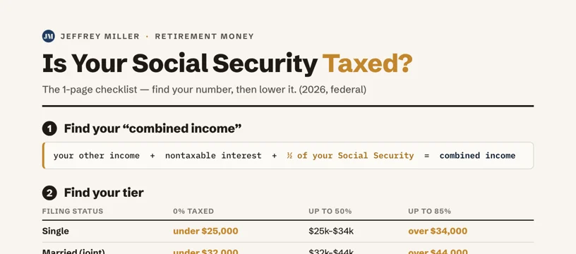Is Your Social Security Taxed?