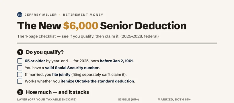 The $6,000 Senior Deduction